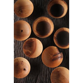 塗る前の素地椀　X201 