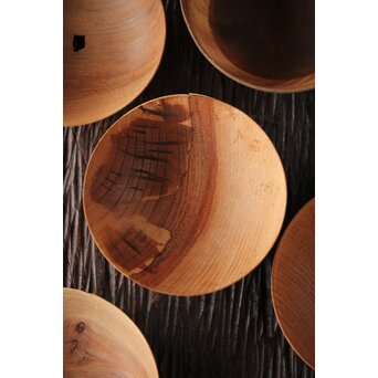 塗る前の素地椀　X201 