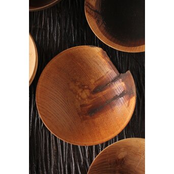 塗る前の素地椀　X201 