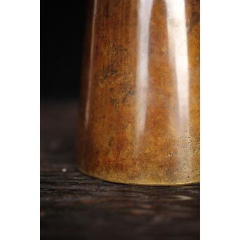 釜師 堀一清 月兎手杵型花瓶　M187 