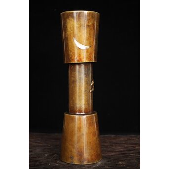 釜師 堀一清 月兎手杵型花瓶　M187 