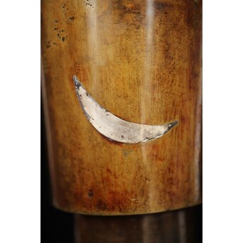 釜師 堀一清 月兎手杵型花瓶　M187 