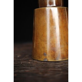 釜師 堀一清 月兎手杵型花瓶　M187 