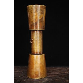 釜師 堀一清 月兎手杵型花瓶　M187 