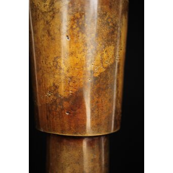 釜師 堀一清 月兎手杵型花瓶　M187 