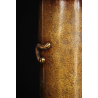 釜師 堀一清 月兎手杵型花瓶　M187 