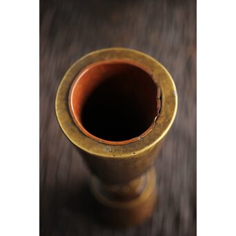 釜師 堀一清 月兎手杵型花瓶　M187 