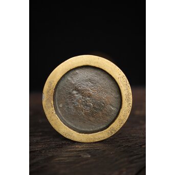 釜師 堀一清 月兎手杵型花瓶　M187 