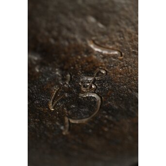 釜師 堀一清 月兎手杵型花瓶　M187 