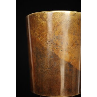 釜師 堀一清 月兎手杵型花瓶　M187 