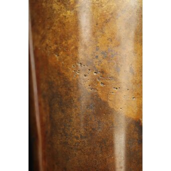 釜師 堀一清 月兎手杵型花瓶　M187 