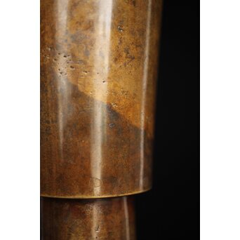 釜師 堀一清 月兎手杵型花瓶　M187 