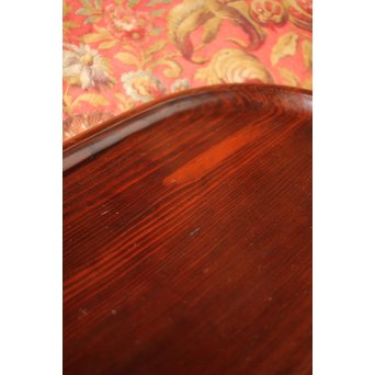 松の楕円煎茶盆　X202 