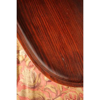 松の楕円煎茶盆　X202 