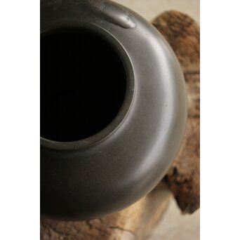 市岡紫雲 金象嵌鯉 花瓶　M188 