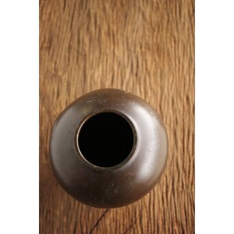 峰雲 金象嵌鯉 花瓶　M189 