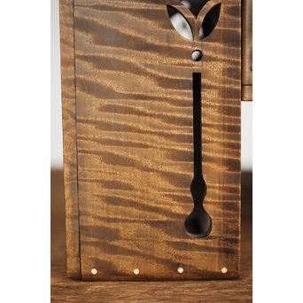 栃の虎斑 良杢莨盆 5個1組　X203 