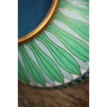 松田権六識 七宝花瓶　Y024 