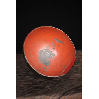 浄法寺 朱絵古代椀　Q091 