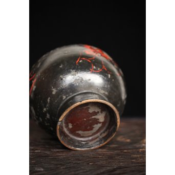 浄法寺 朱絵古代椀　Q091 