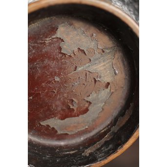 浄法寺 朱絵古代椀　Q091 