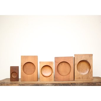 丸型の菓子型 5個　X206