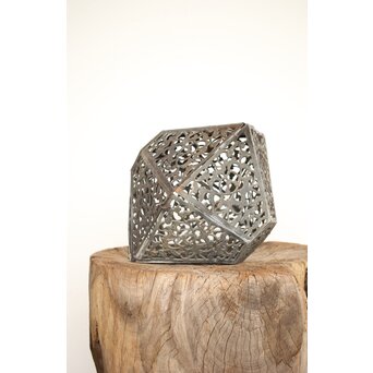 多角銅製唐草紋灯籠　M190