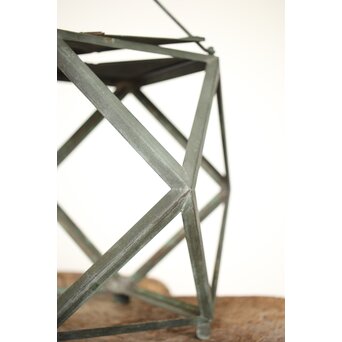 多面体 銅製灯籠　X191 