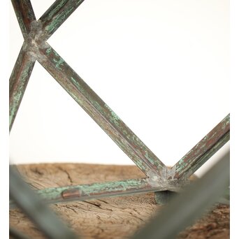 多面体 銅製灯籠　X191 