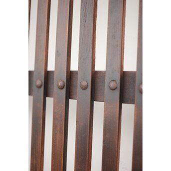 ワケあり 蔵戸風 獅子金具の格子戸　L1020 