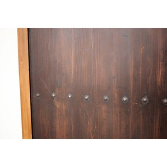 ワケあり 蔵戸風 獅子金具の格子戸　L1020 