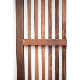 ワケあり 蔵戸風 獅子金具の格子戸　L1020 