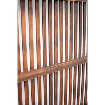 ワケあり 蔵戸風 獅子金具の格子戸　L1020 