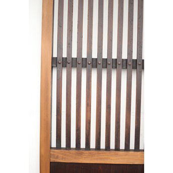 ワケあり 蔵戸風 獅子金具の格子戸　L1020 