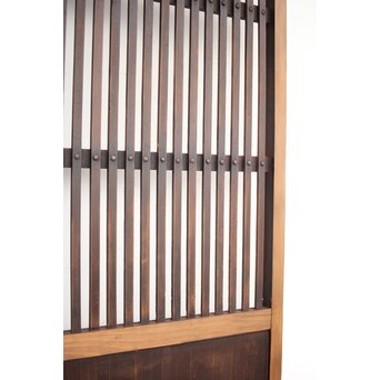 ワケあり 蔵戸風 獅子金具の格子戸　L1020 