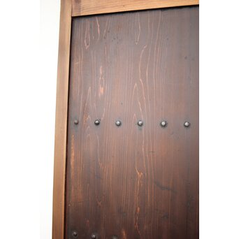 蔵戸風 獅子金具の格子戸 2枚1組　L1021 