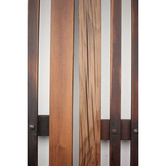 蔵戸風 獅子金具の格子戸 2枚1組　L1021 