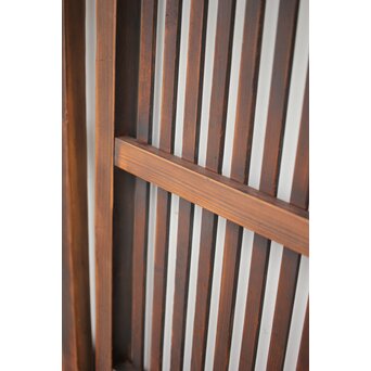 蔵戸風 獅子金具の格子戸 2枚1組　L1021 