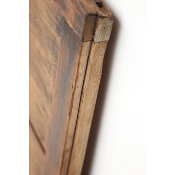 蔵戸風 獅子金具の格子戸 2枚1組　L1021 