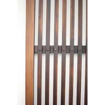 蔵戸風 獅子金具の格子戸 2枚1組　L1021 