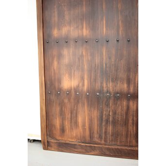 蔵戸風 獅子金具の格子戸　L1022 