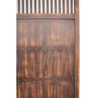 蔵戸風 獅子金具の格子戸　L1022 