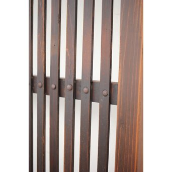 蔵戸風 獅子金具の格子戸　L1022 