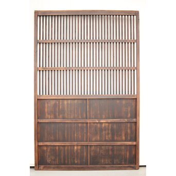 蔵戸風 獅子金具の格子戸　L1022 