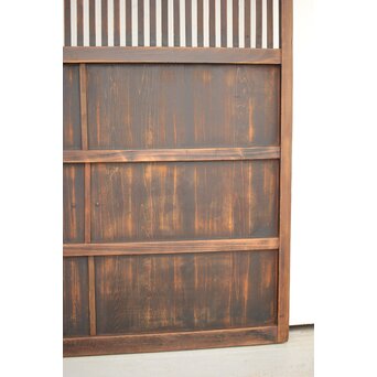 蔵戸風 獅子金具の格子戸　L1022 