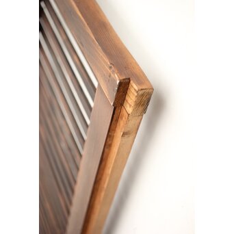 蔵戸風 獅子金具の格子戸　L1022 