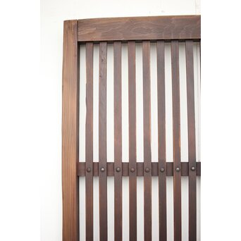 蔵戸風 獅子金具の格子戸　L1022 