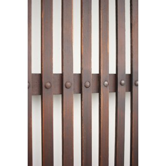 蔵戸風 獅子金具の格子戸　L1022 