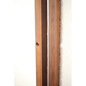 黄色と紫色ガラスの建具 2枚1組　GD1271Y 