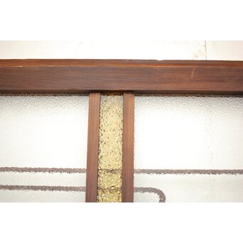 黄色と紫色ガラスの建具 2枚1組　GD1271Y 